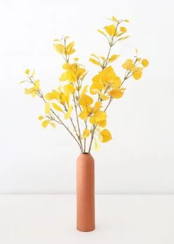Afloral Artificial Aspen Leaf In Yellow Gold - 40