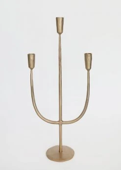 Afloral Antique Gold Candelabra Candle Holder - 21.5" Tools & Accents