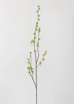 Afloral Artificial Branch With Green Buds - 40"