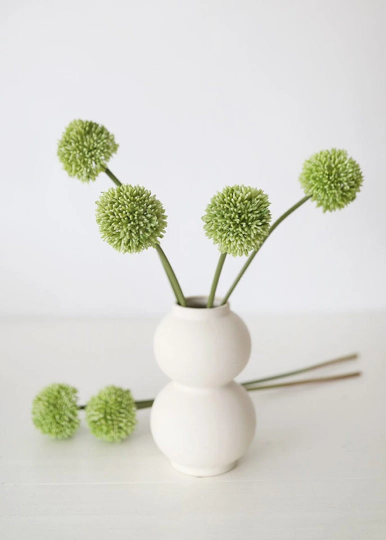 Afloral Artificial Flowers Faux Plastic Allium Flower - 21"