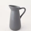 Afloral Matte Glazed Ceramic Pitcher - 9.5" Vases