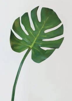 Afloral Artificial Plants Real Touch Monstera Leaf - 29