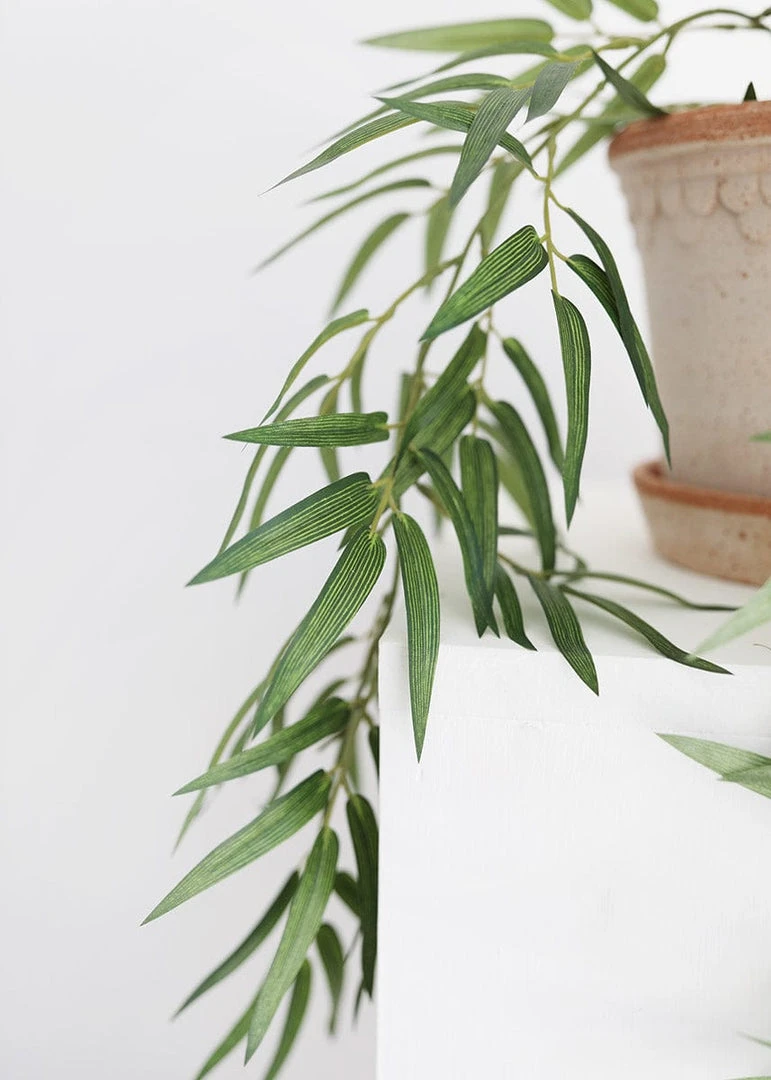 Afloral Fake Bamboo Hanging Plant - 32"