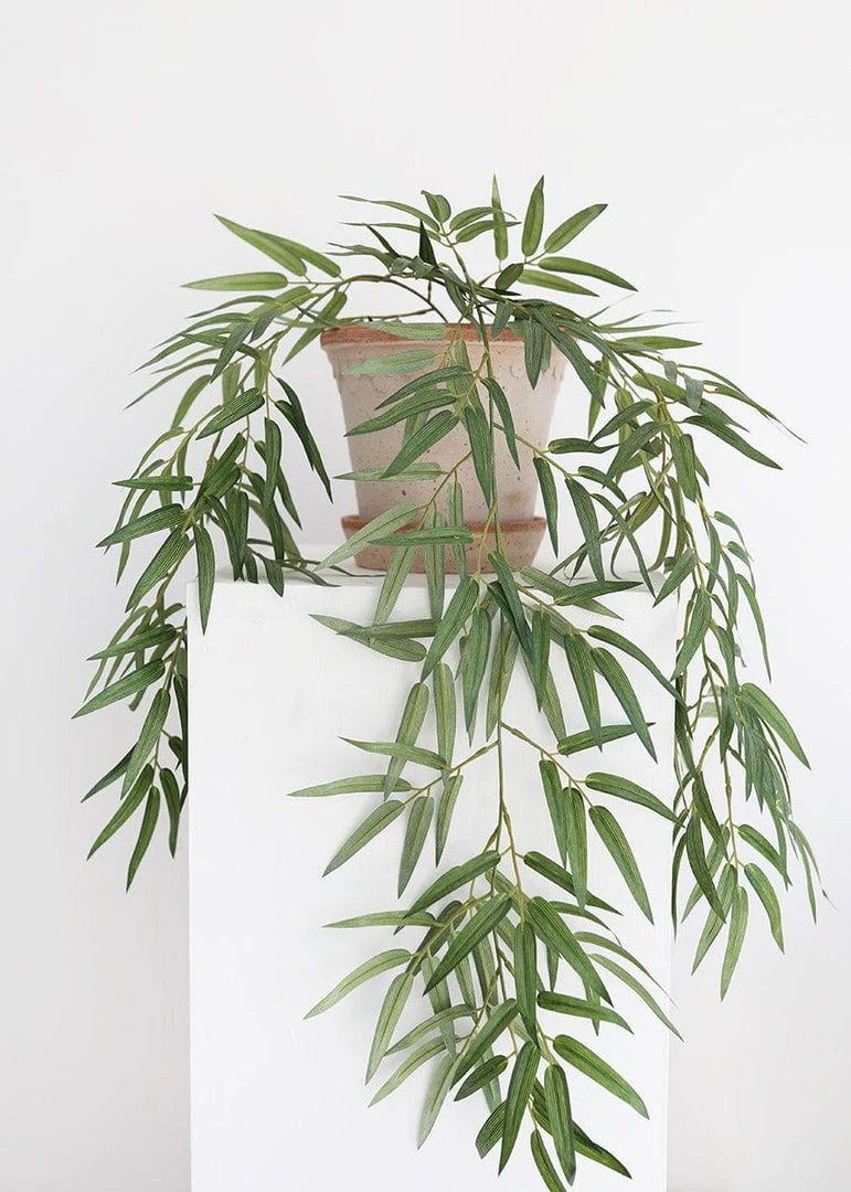Afloral Fake Bamboo Hanging Plant - 32"