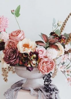 Afloral Vases Whitewashed Compote Bowl - 6.25