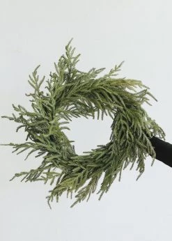 Afloral Real Touch Norfolk Pine Wreath - 24
