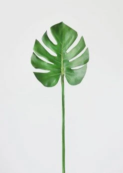 Afloral Artificial Plants Real Touch Monstera Leaf - 29"