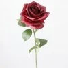 Afloral Burgundy Fake Flowers Rose - 21.5"