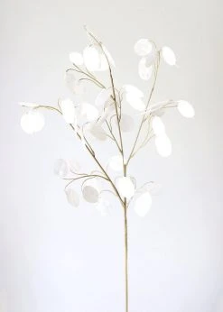 Afloral Faux Lunaria Silver Dollar Lunaria - 29" Artificial Flowers