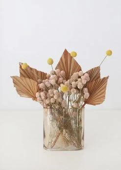 Afloral Sunset Ribbed Glass Vase - 7