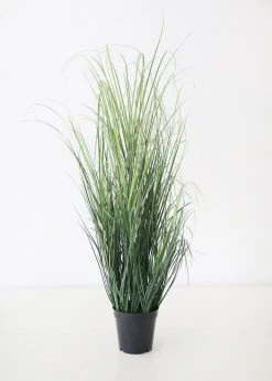 Afloral Artificial Plants Indoor/Outdoor Grass Artificial Potted Plant - 39"