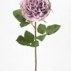 Afloral Artificial Flowers Faux Cabbage Rose In Lavender - 21.25"