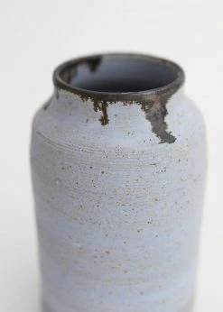 Afloral Vases Lavender Haze Speckled Clay Vase By Gina DeSantis Ceramics - 8