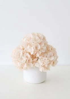 Afloral Oversized Artificial Hydrangea In Blush - 19