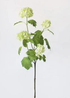 Afloral Soft Green Artificial Snowball Flowers - 24" Artificial Flowers