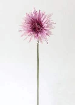 Afloral Artificial Flowers Lilac Purple Wild Gerbera Fake Flower - 22"
