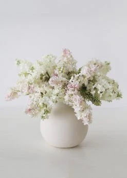 Afloral Pink Cream Artificial Lilac Flower - 25