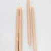 Afloral Pack Of 4 Ivory Hand-Dipped Taper Candles - 12"