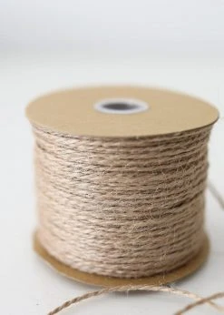 Afloral Tools & Accents Natural Burlap Jute Rope Twine - 100 Yds