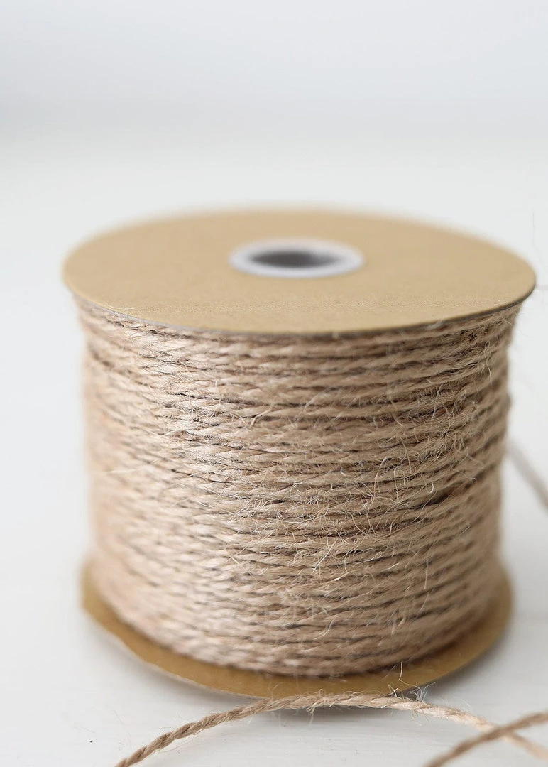 Afloral Tools & Accents Natural Burlap Jute Rope Twine - 100 Yds