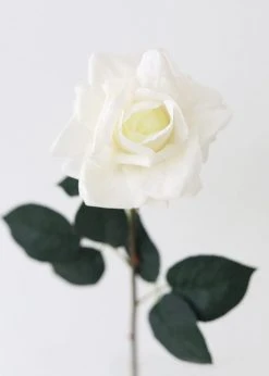 Afloral Cream Real Touch Rose Fake Flower - 20.5"