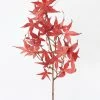 Afloral Fall Red Artificial Japanese Maple Leaves - 27" Artificial Plants