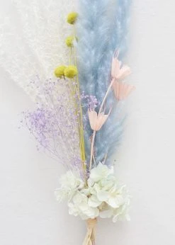 Afloral Petite Colorful Pastel Bouquet Of Dried Flowers - 4-16