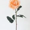 Afloral Peach Real Touch Rose - 20.5" Artificial Flowers