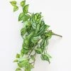 Afloral Artificial Plants UV Protected Peperomia Fake Hanging Plant - 19.5"