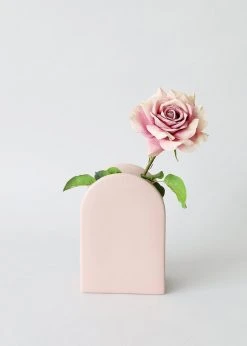 Afloral Blush Ceramic Arch Vase - 9
