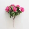 Afloral Azalea Silk Flowers Bush In Fuchsia - 13" Artificial Flowers