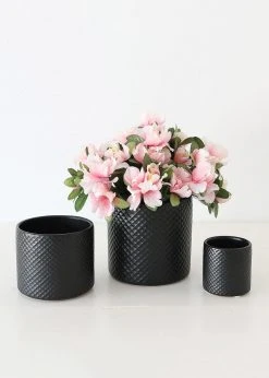 Afloral Artificial Flowers Pink Azalea Silk Flowers Bush - 13