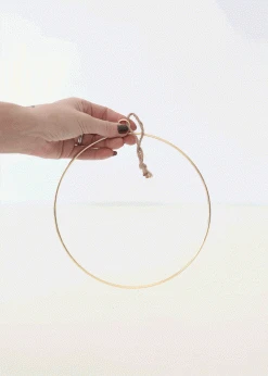 Afloral Dried Flowers Petite Pink Dried Floral Bundles DIY Hoop Kit