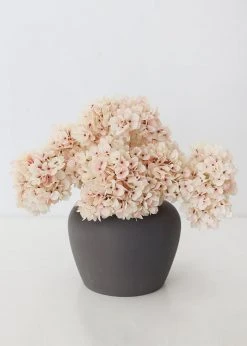Afloral Artificial Flowers Blush Oversized Hydrangea Silk Flower - 27"