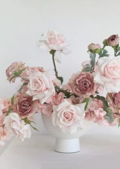 Afloral Real Touch Dutchess Rose In Pale Pink - 20