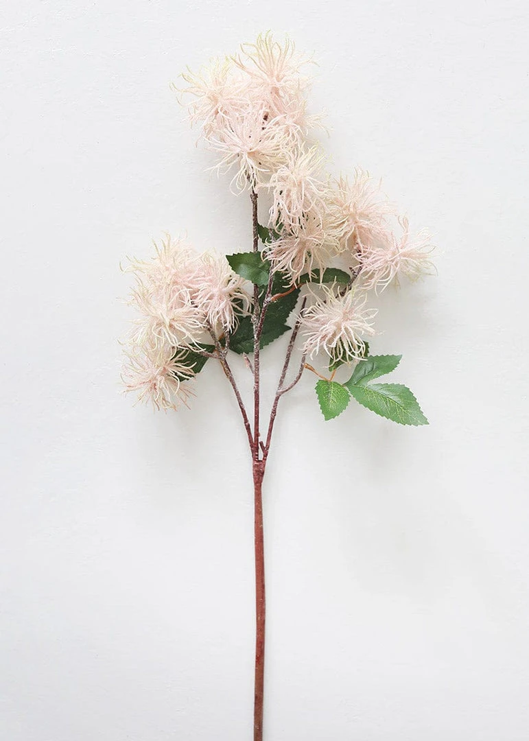 Afloral Pink Fake Spider Mum Wildflowers - 32"