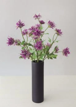Afloral Purple Artificial Bee Balm Wildflowers - 27