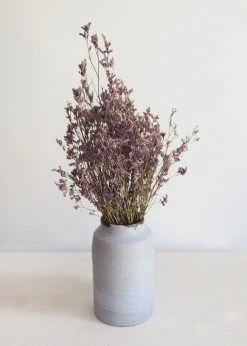 Afloral Vases Lavender Haze Speckled Clay Vase By Gina DeSantis Ceramics - 8"