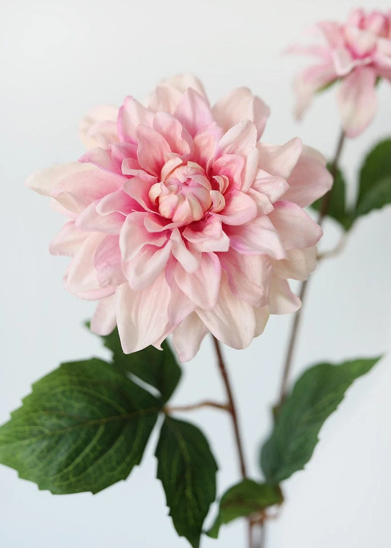 Afloral Fake Flowers Pink Real Touch Dahlia - 23.5"
