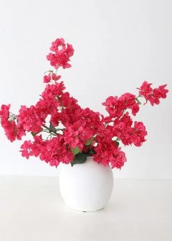 Afloral Pink Bougainvillea Flower Fake Branch - 44