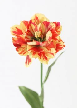 Afloral Red Yellow Artificial Tulip Flower - 25"
