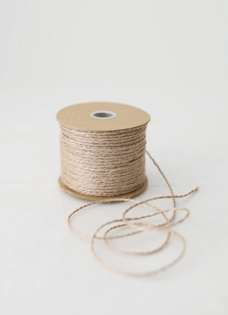 Afloral Tools & Accents Natural Burlap Jute Rope Twine - 100 Yds