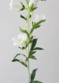 Afloral Cream White Artificial Campanula Bellflowers - 34.5