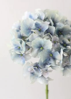 Afloral Blue Grey Fake Hydrangea Flower - 20.5"
