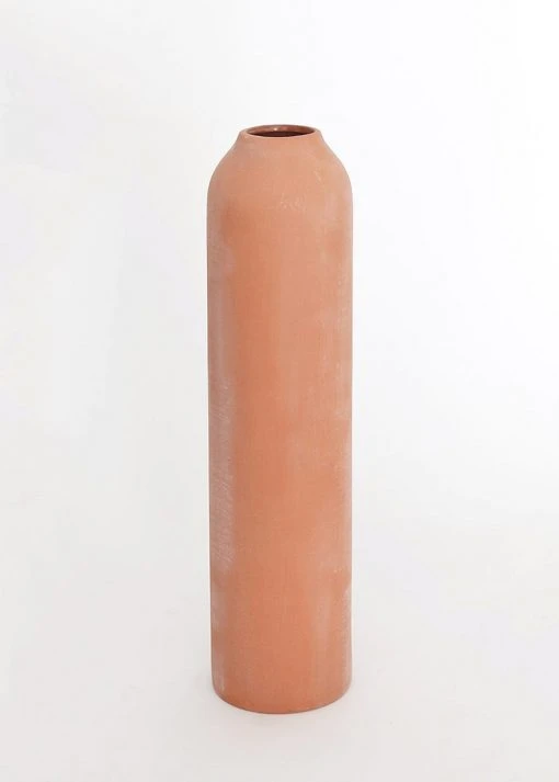 Vases Afloral Tall Watertight Terracotta Vase - 13.5"