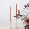 Afloral Set Of 2 Aluminum Candlestick Holders - 7.5-9.5"