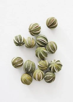 Afloral Bag Of 14 Natural Dried Limes - 1.75-2.25" Dried Flowers