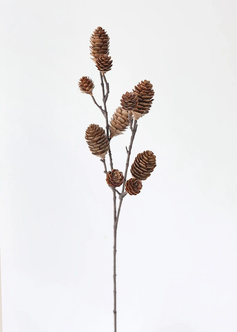 Afloral Artificial Pine Cone Branch Winter Decor - 28.5" Artificial Plants