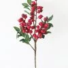 Afloral Artificial Plants Artificial Winter Red Berry Pick - 14"