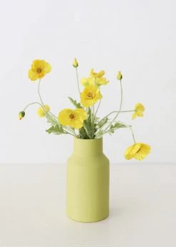 Afloral Everyday Matte Vase In Pistachio - 9
